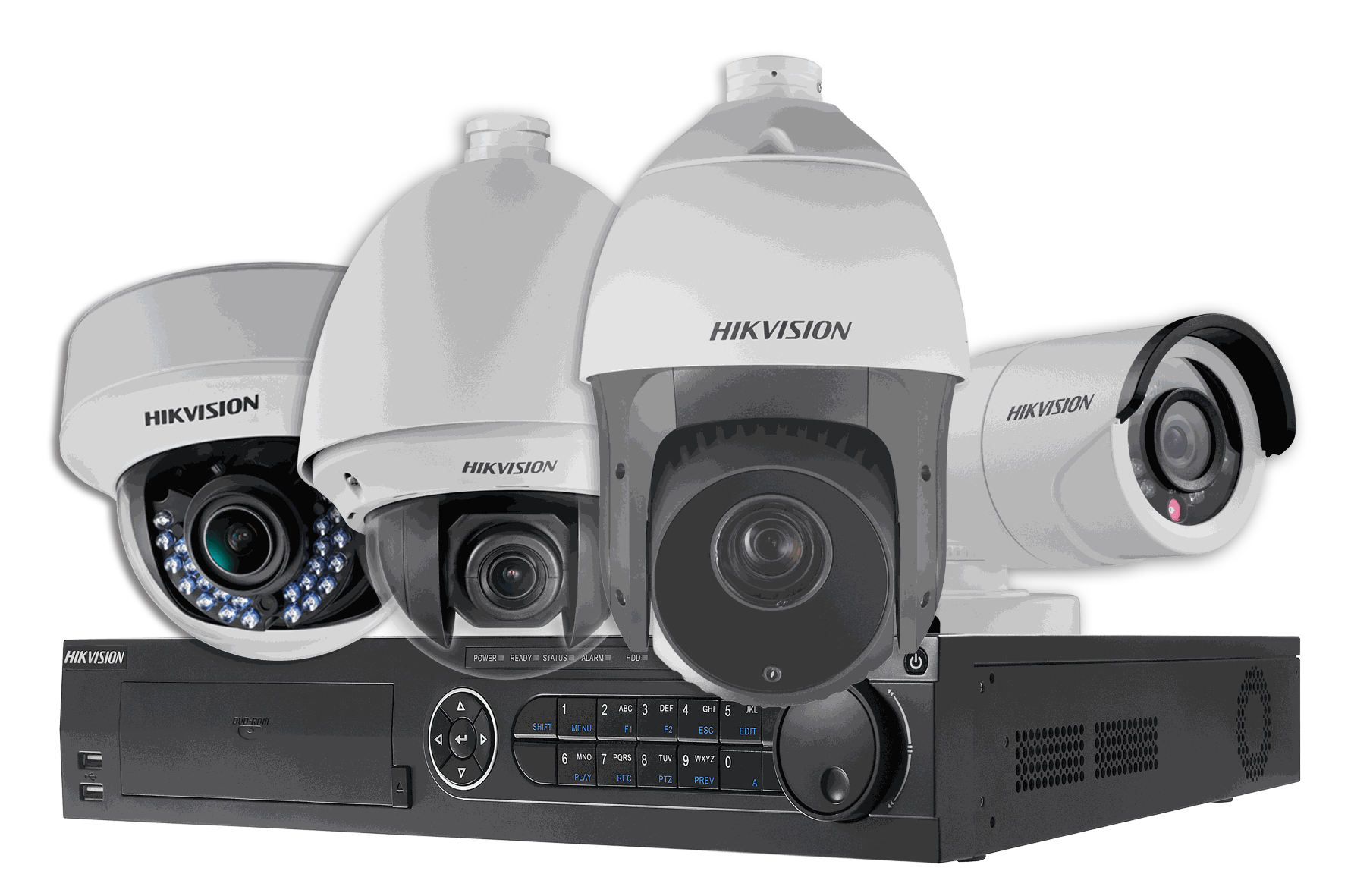 Cámaras y grabador Hikvision
