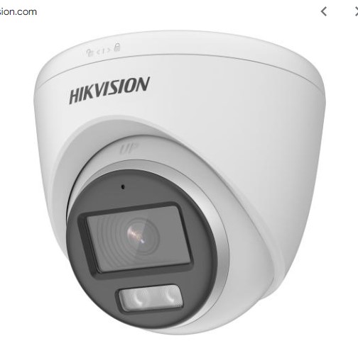 CAMARA DE TORRETA FIJA CON AUDIO COLORVU DE 2 MP, HIKVISION